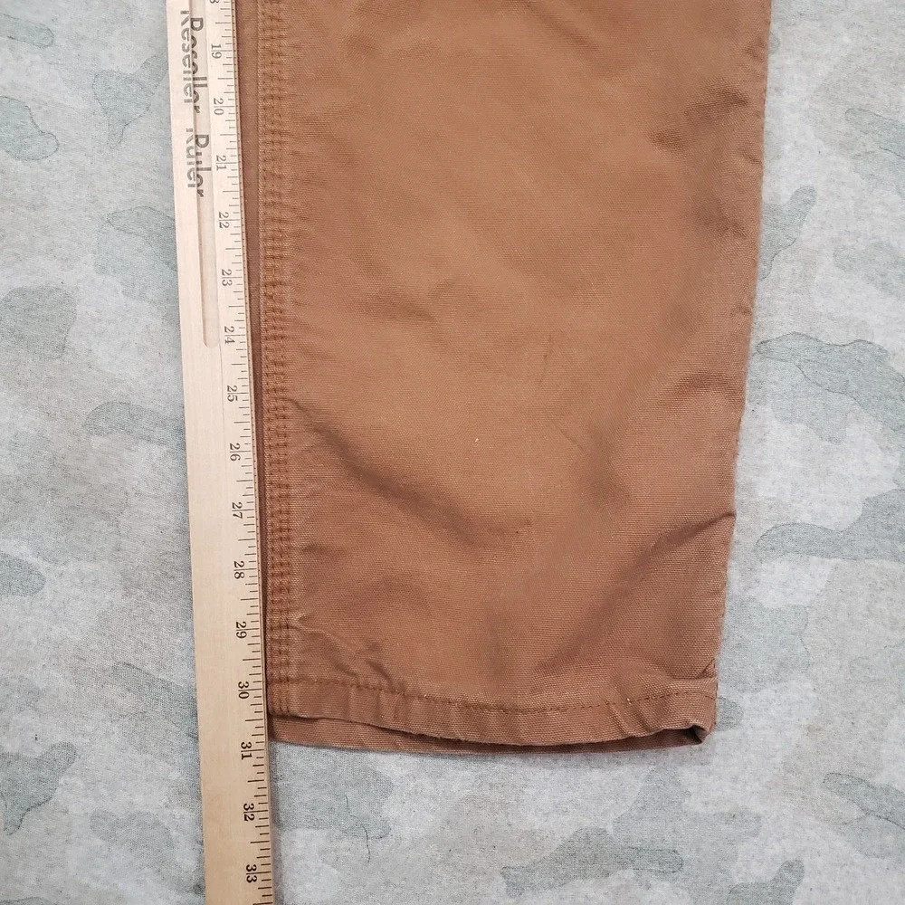 Tyndale‎ FR Pants Mens 38x32 Fire Resistant Work Wear Brown Pockets